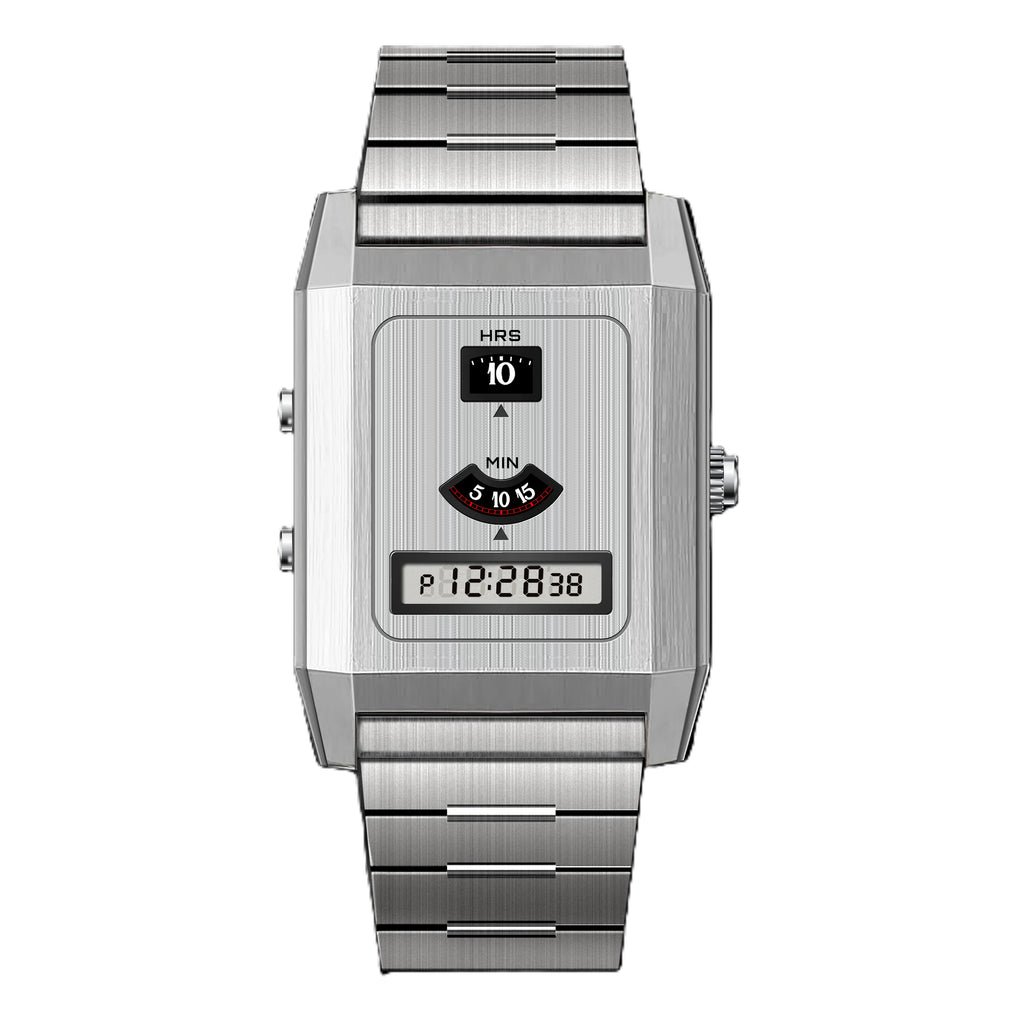 Reloj digital retro para parejas C-0po, accesorio de tiempo casual y diario para combinar