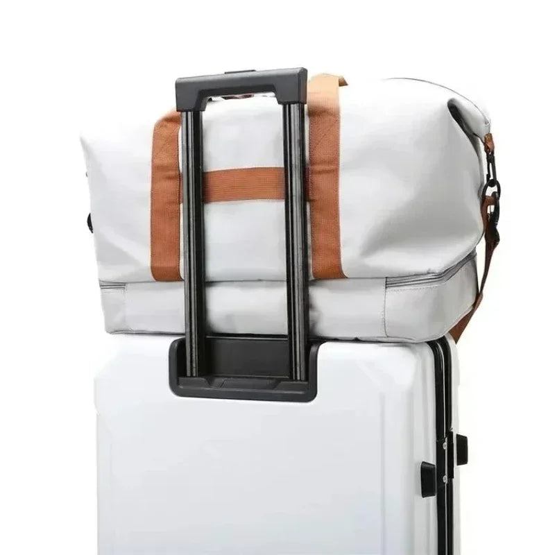 Large Capacity Oxford Travel Gym Bag with Shoulder Strap