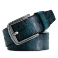 New Product Brand Luxury Design Pin Buckle Genuine Leather Cowhide Belt Jeans Belts for Men Business Cowboy Belts Hot Sale