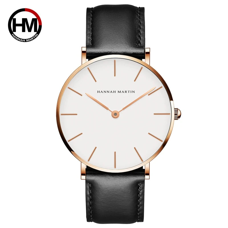 Japan Quartz Movt Men Simple Waterproof Fashion Brand Black Nylon Sport Casual Watches Men Women Unisex Wristwatch Dropshipping