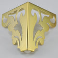 4Pcs/Set Metal Polished Sofa Chair Legs 15/12cm Modern Hollow Patten Table Cabinet Bed Feet Furniture Accessories