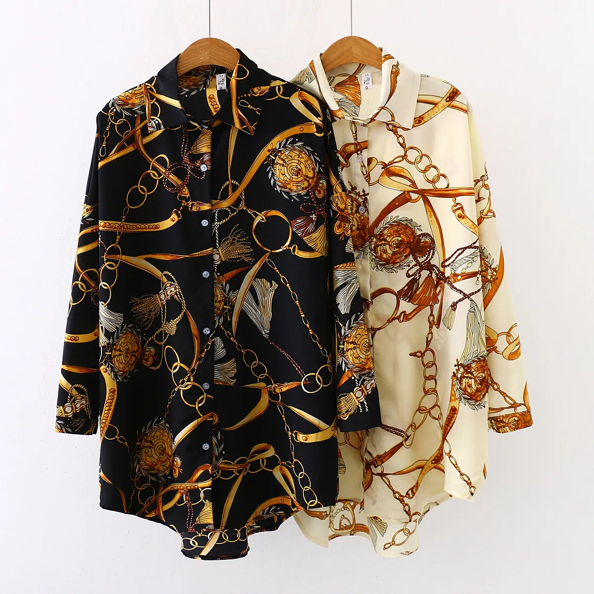 Chemise vintage pour femme, haut boutonné, chemisier sexy grande taille, t-shirt ample décontracté, cardigan