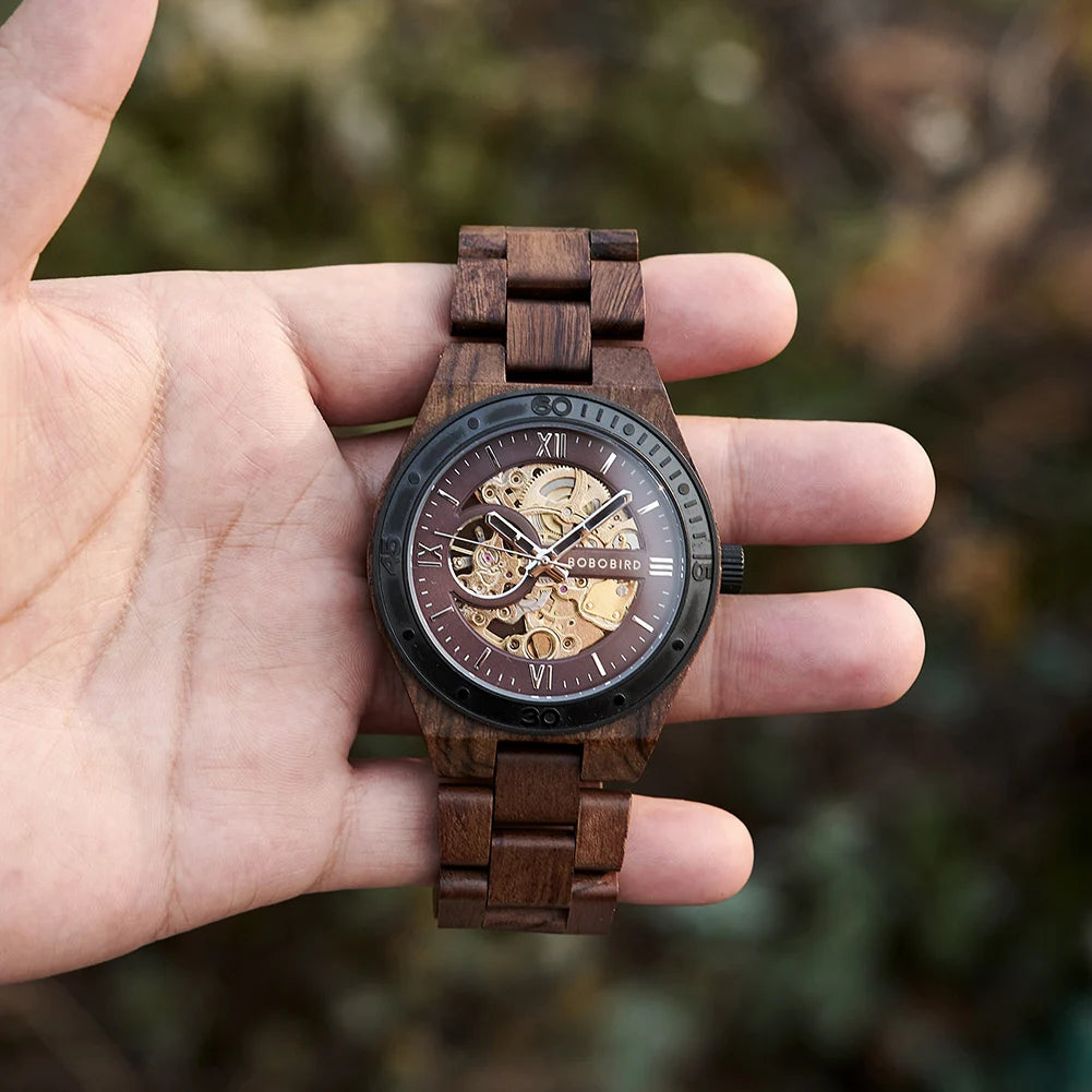 Luxury Fashion Men's Watches With Automatic Movement Mechanical Wrist Watches From BOBO BIRD the Hottest Gifts for Father's Day