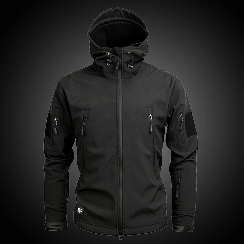 Mege Brand Clothing Autumn Men's Military Camouflage Fleece Jacket Army Tactical Clothing  Male Camouflage Windbreakers