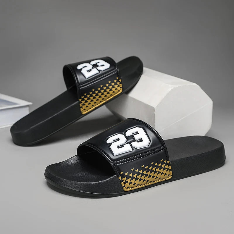 Herrtofflor strand sommarsandaler lätta halkfria flip-flops för män modeskor EVA design tofflor utomhus original