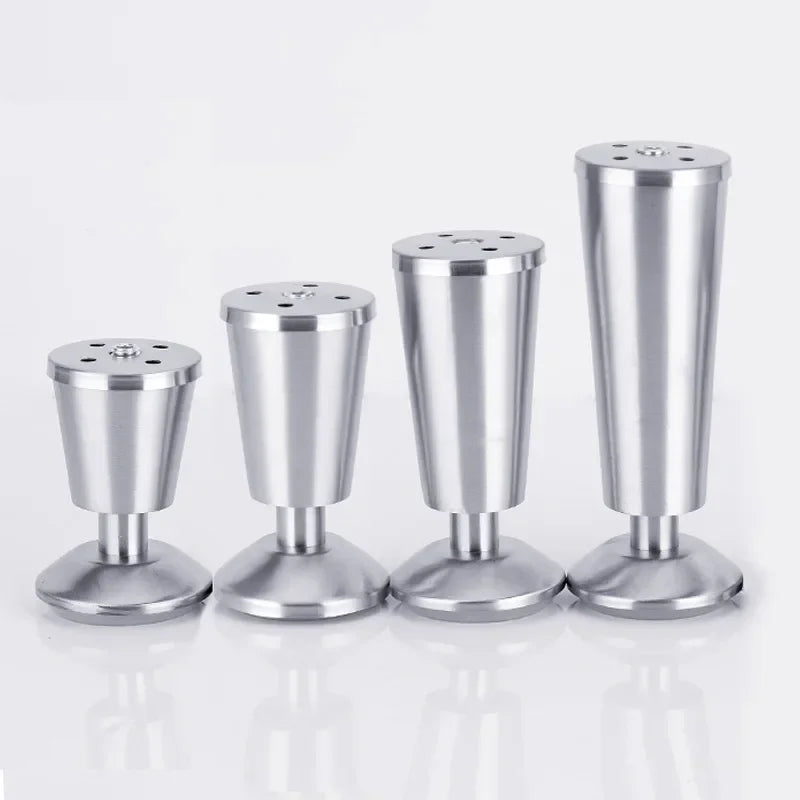 Regulowane nogi meblowe ze stali nierdzewnej 8-15 cm do szafek i sof