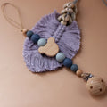 Cadena para chupete de bebé personalizada de madera con nombre, clip de silicona para chupete, soporte para tetina, mordedor, regalo para recién nacido