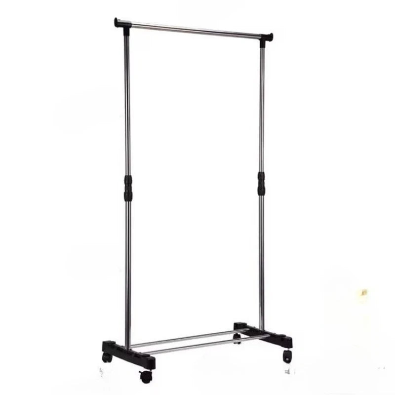 Coat Rack Stainless Steel Simple Assembly Can Be Removed Bedroom Move Clothes Hanger  Drying Furniture Clothes Hanger Stand