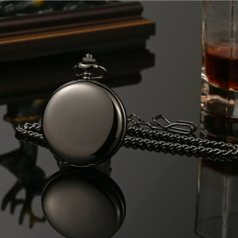 Nowy męski mechaniczny zegarek kieszonkowy nakręcany ręcznie, tarcza typu skeleton, naszyjnik steampunk, wisior, zegarek vintage, prezent na ślub