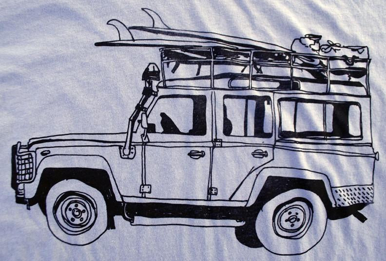 Niebieski truck do surfskate'a