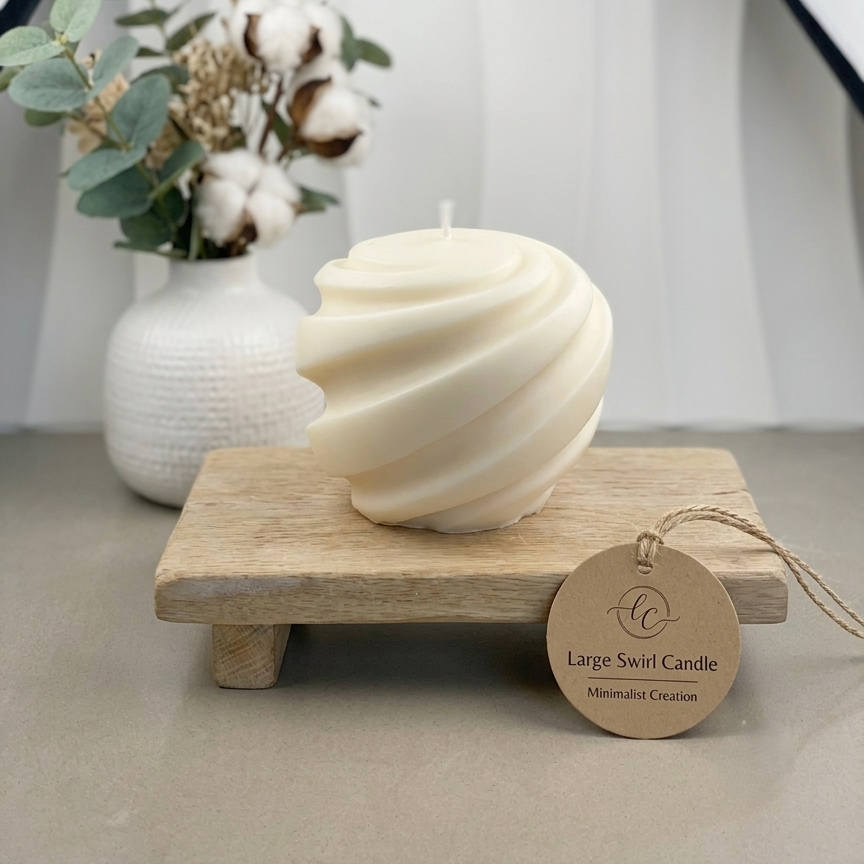 Swirl-ljus | Minimalistisk skapelse