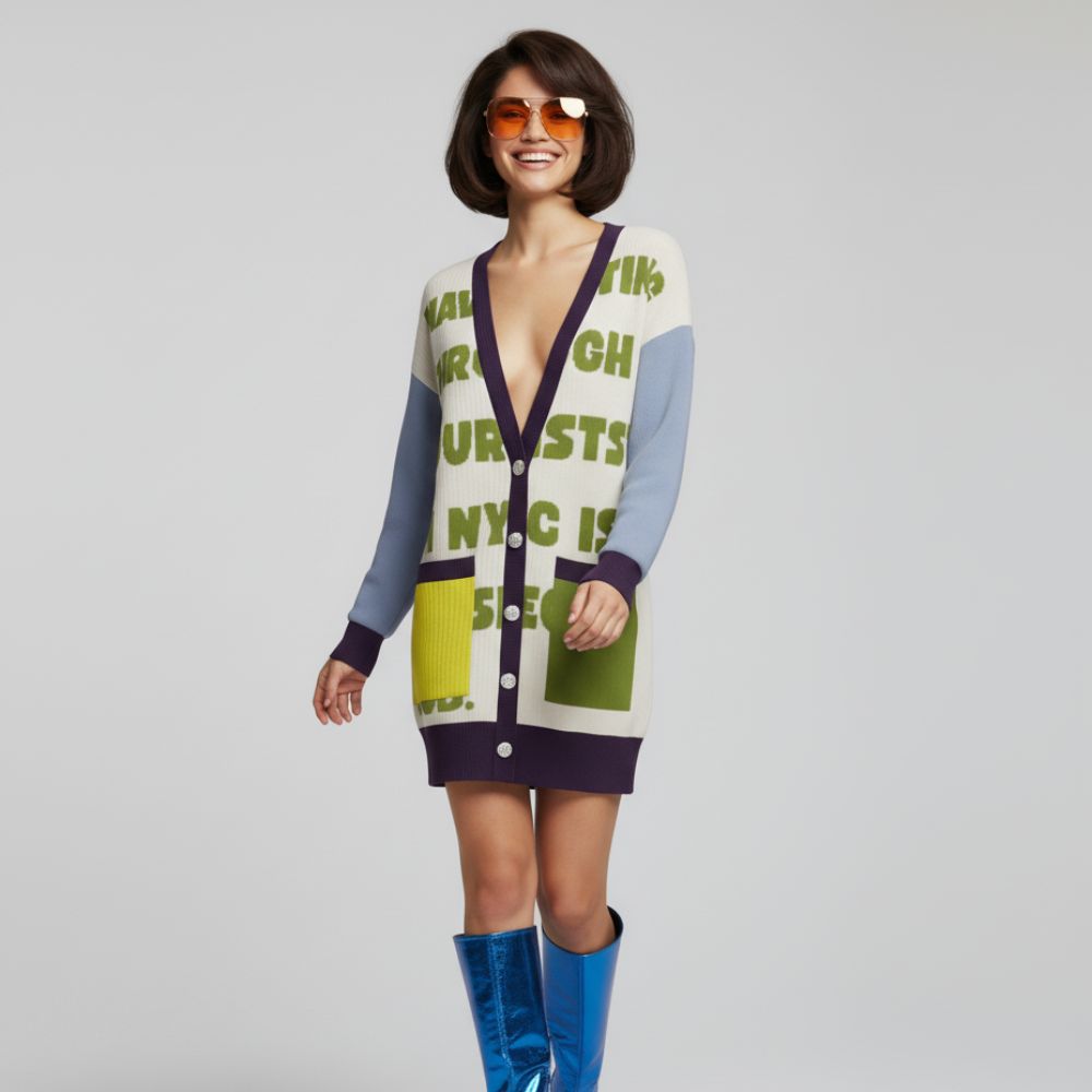 UNION SQUARE Long Cardigan Dress BYMANYC ® New York