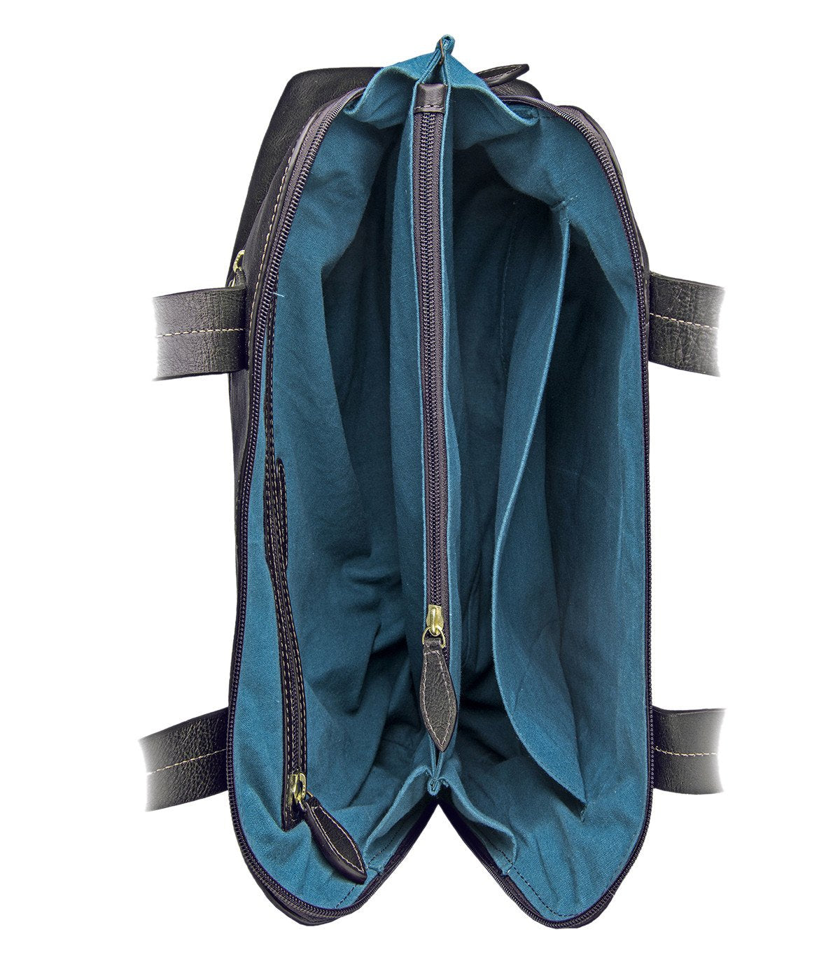 Bolso tote de piel con múltiples compartimentos Cerys