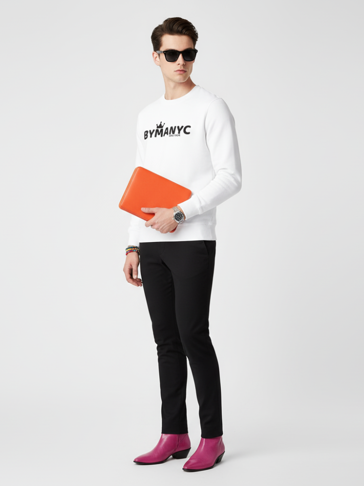 Unisex ekologisk sweatshirt LOVE MANHATTAN – BYMANYC ® New York | Eco Urban Style