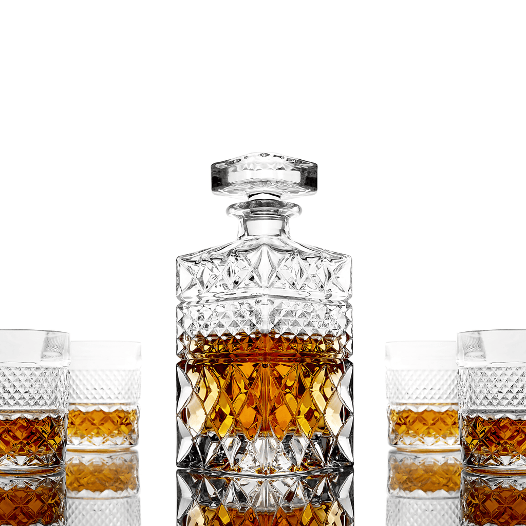 Set de regalo de decantador de whisky