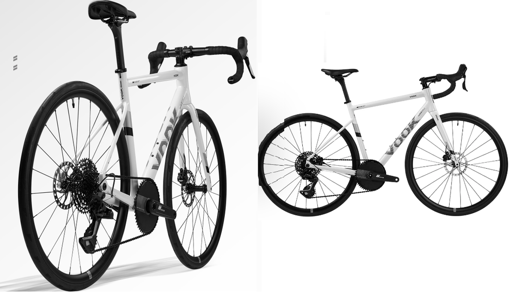 VOOK ONE 2.0 Road Bike Lightweight 7.8kg, 1290g Aluminum Frame + 345g Carbon Fork