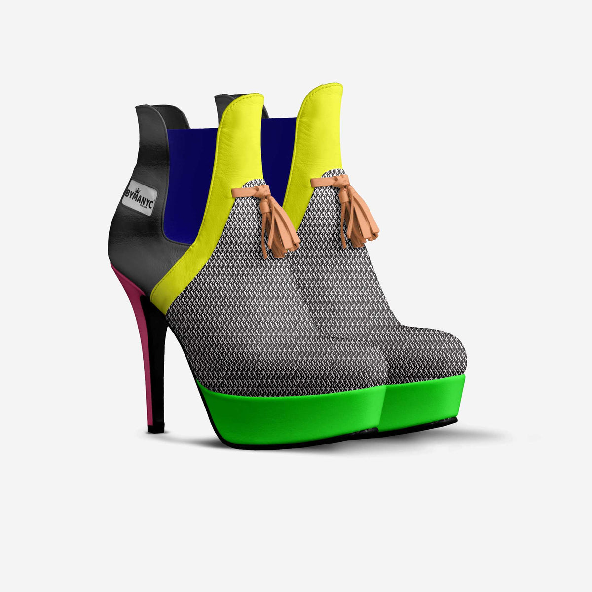 Botas de plataforma veganas BYMANYC® New York Urban Chic Negras
