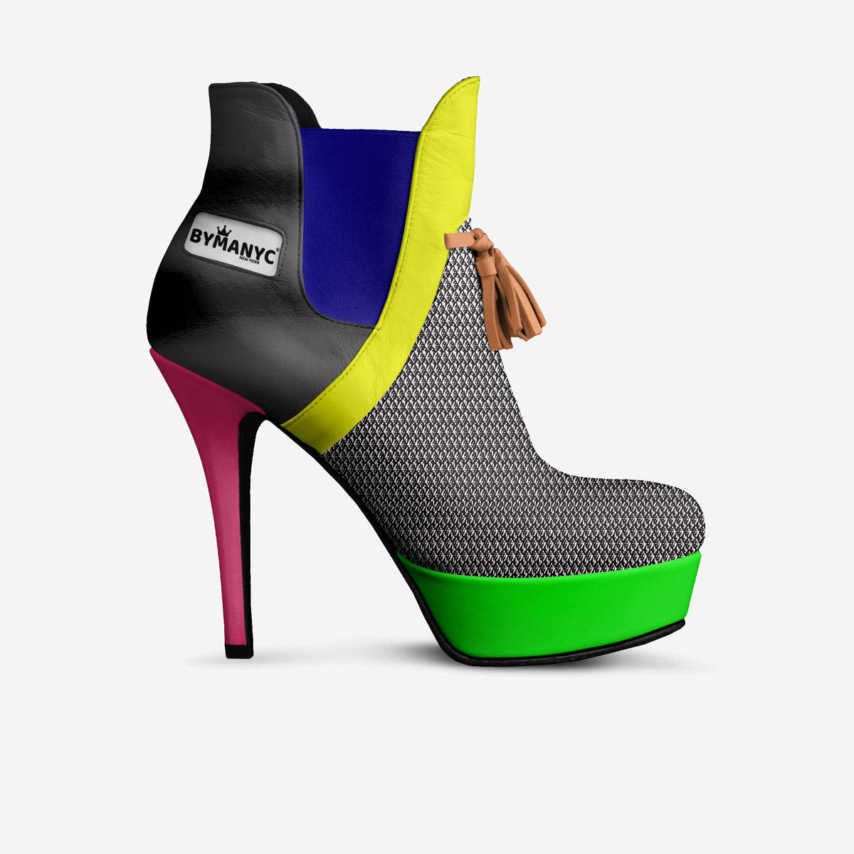 Botas de plataforma veganas BYMANYC® New York Urban Chic Negras
