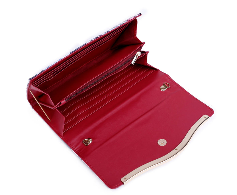 Princess Mera 3PC Set | Rolling Duffel Bag Set + Wallet[BCD6988-6977-Wa]