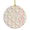 Paso Fino Horse Christmas Ceramic Ornament