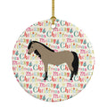 Welsh Pony Horse Christmas Ceramic Ornament