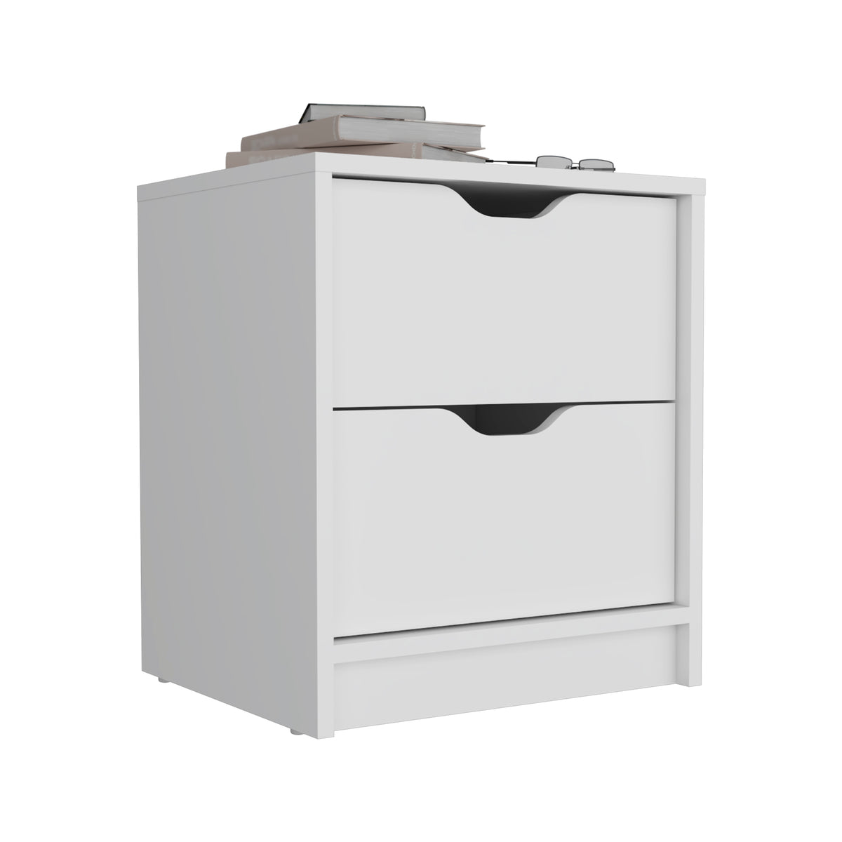 Juego de dormitorio de 2 piezas Raymer, blanco