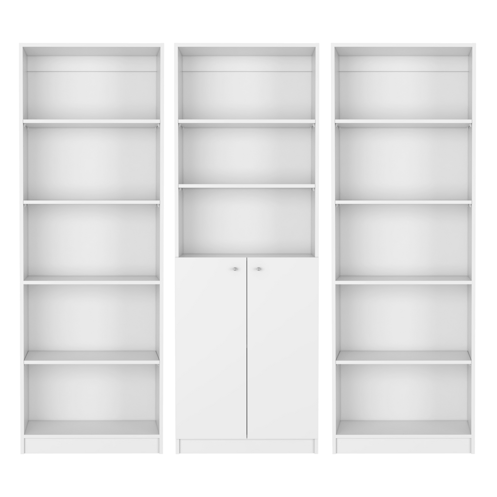 Penrose 3 Piece Living Room Set, White