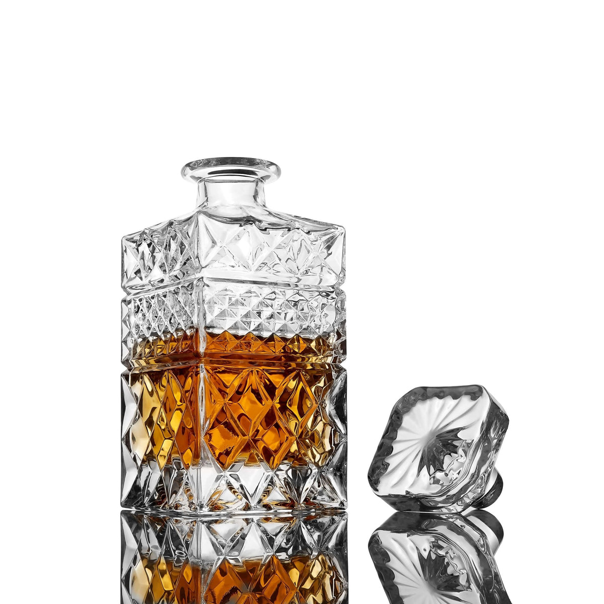 Set de regalo de decantador de whisky