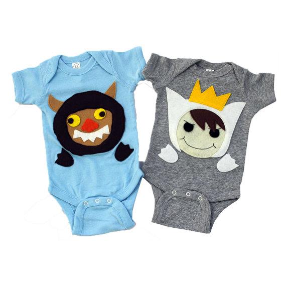 Conjunto de bodies para bebé de Niño Salvaje y Monstruo Salvaje