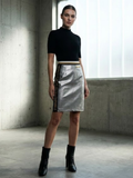 Falda midi de edición limitada para mujer UPPER EAST SIDE | Colección GARMENT DISTRICT | BYMANYC ® New York