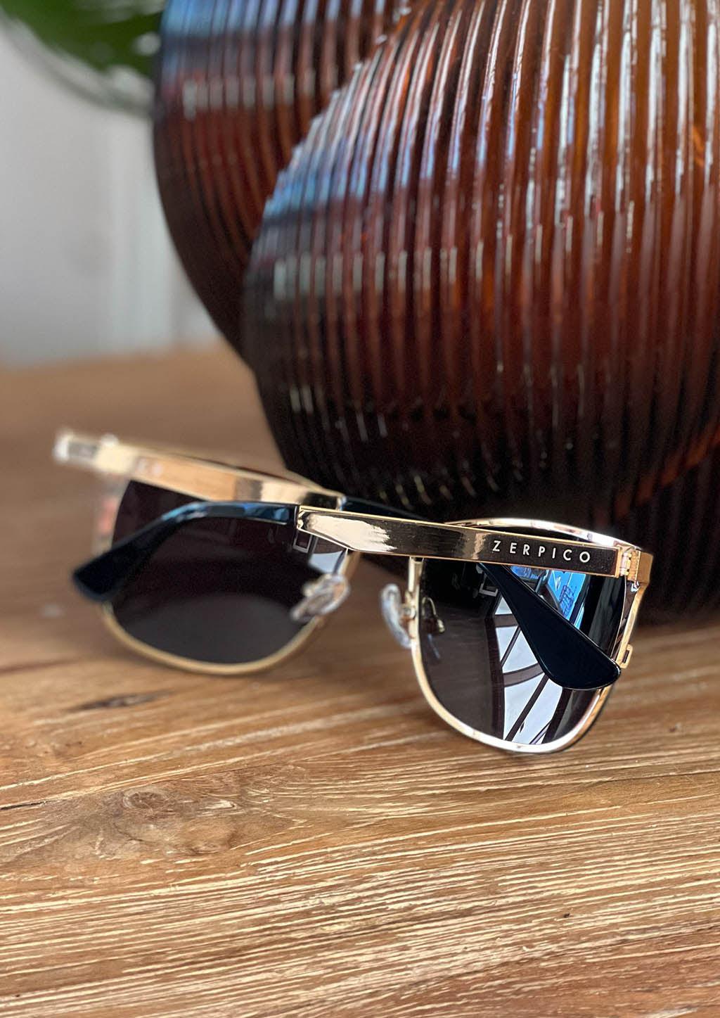 Titanium Wayfarer Sunglasses - V2 - 24K GOLD Plated