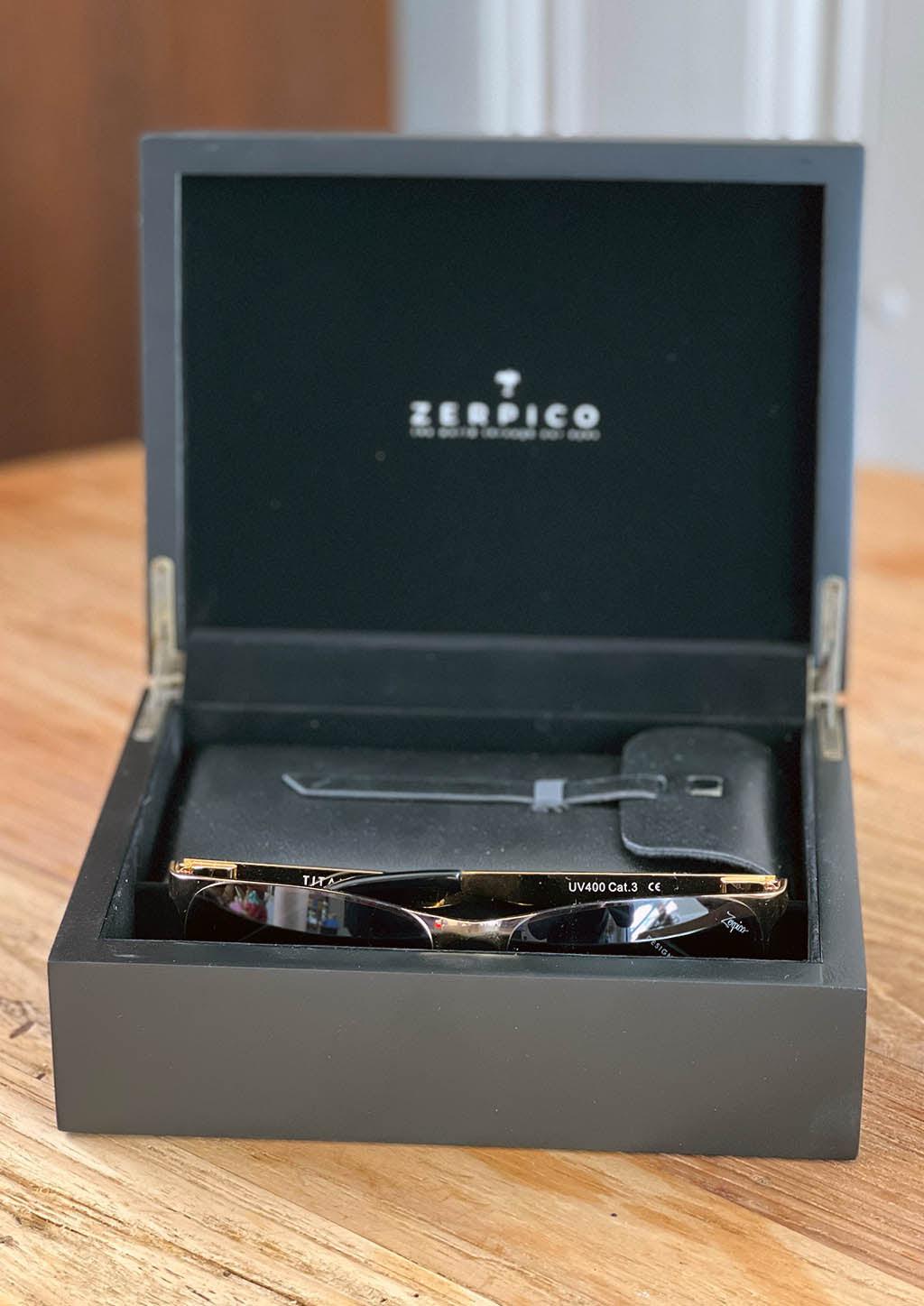 Gafas de sol Wayfarer de titanio - V2 - Chapadas en oro de 24K