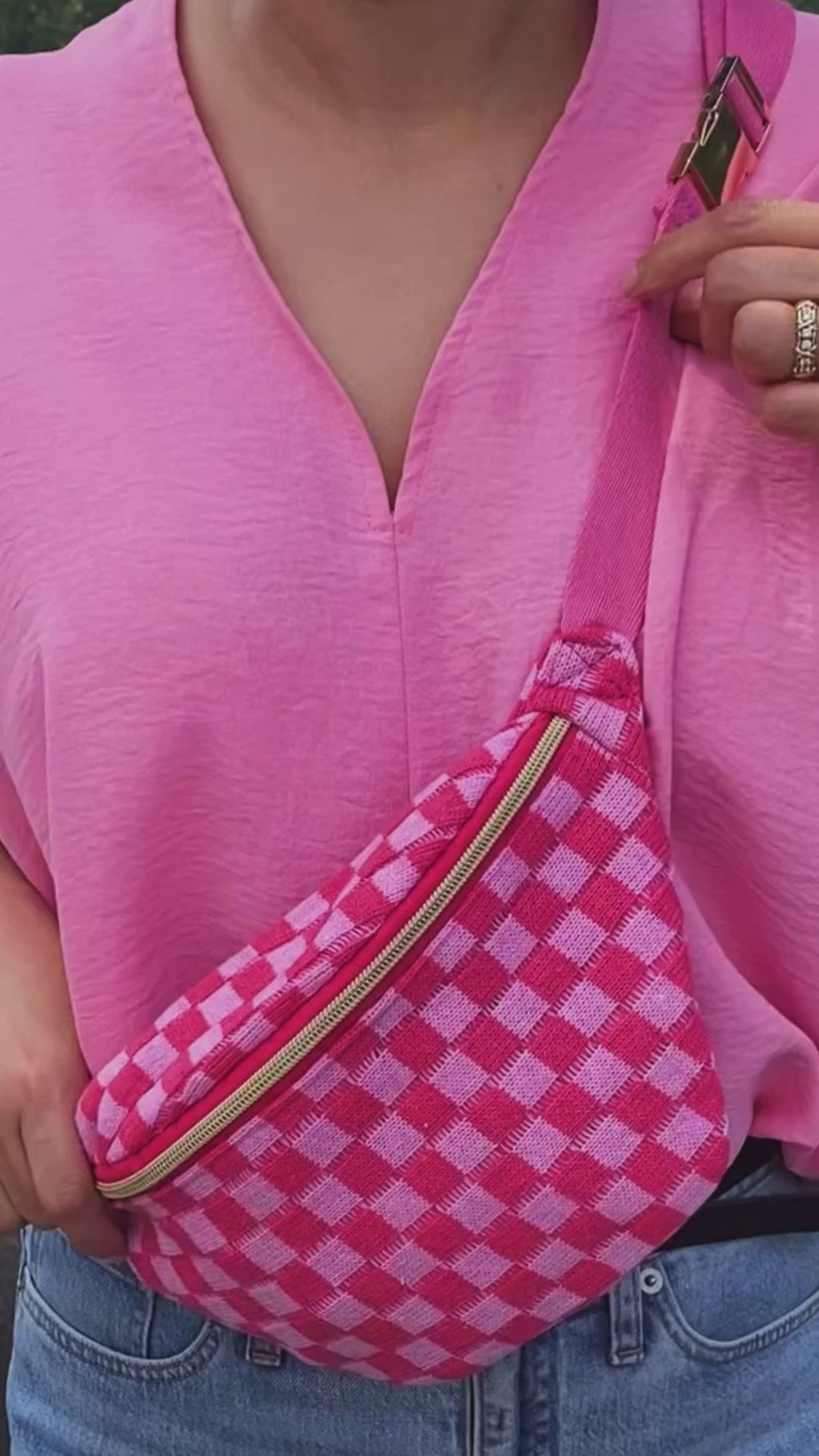 Check Yourself Belt Sling Bag