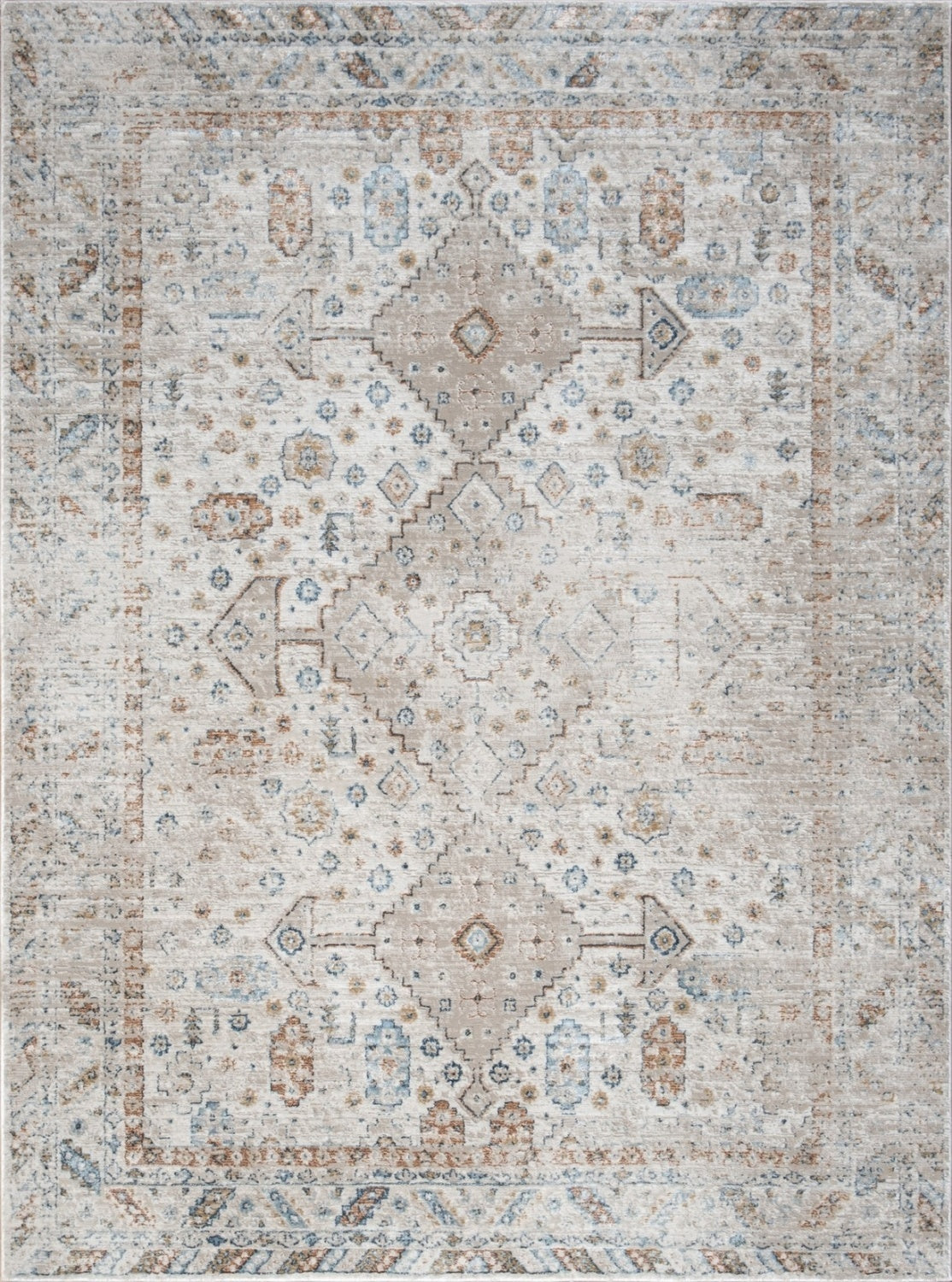 Noble GC_GEN7002 Ivory 2 Ft. X 3 Ft. Area Rug