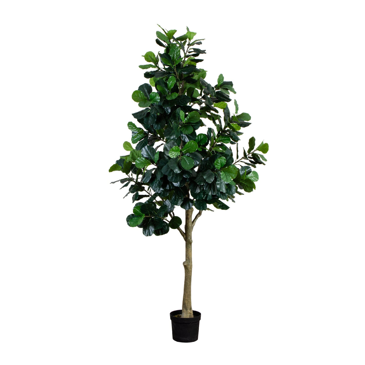 Tall Artificial Fiddle Leaf Fig Tree, 13'