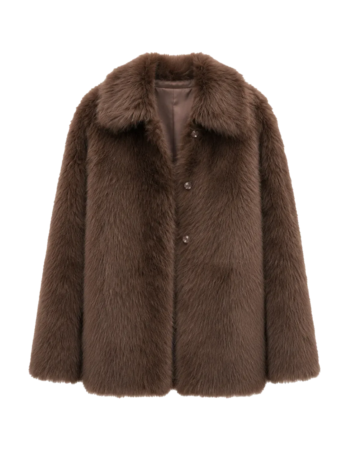 "Autumn Exclusive" Imported Toscana Shearing Short Lapel Fur Coat