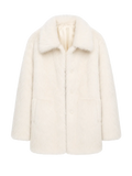 "Autumn Exclusive" Imported Toscana Shearing Short Lapel Fur Coat