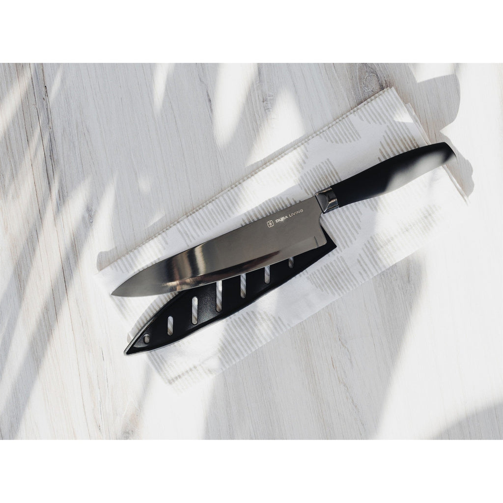Titan 8 Inch Chef Knife - Black