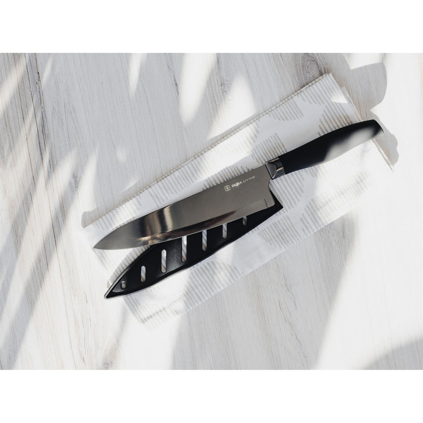 Titan 8 Inch Chef Knife - Black