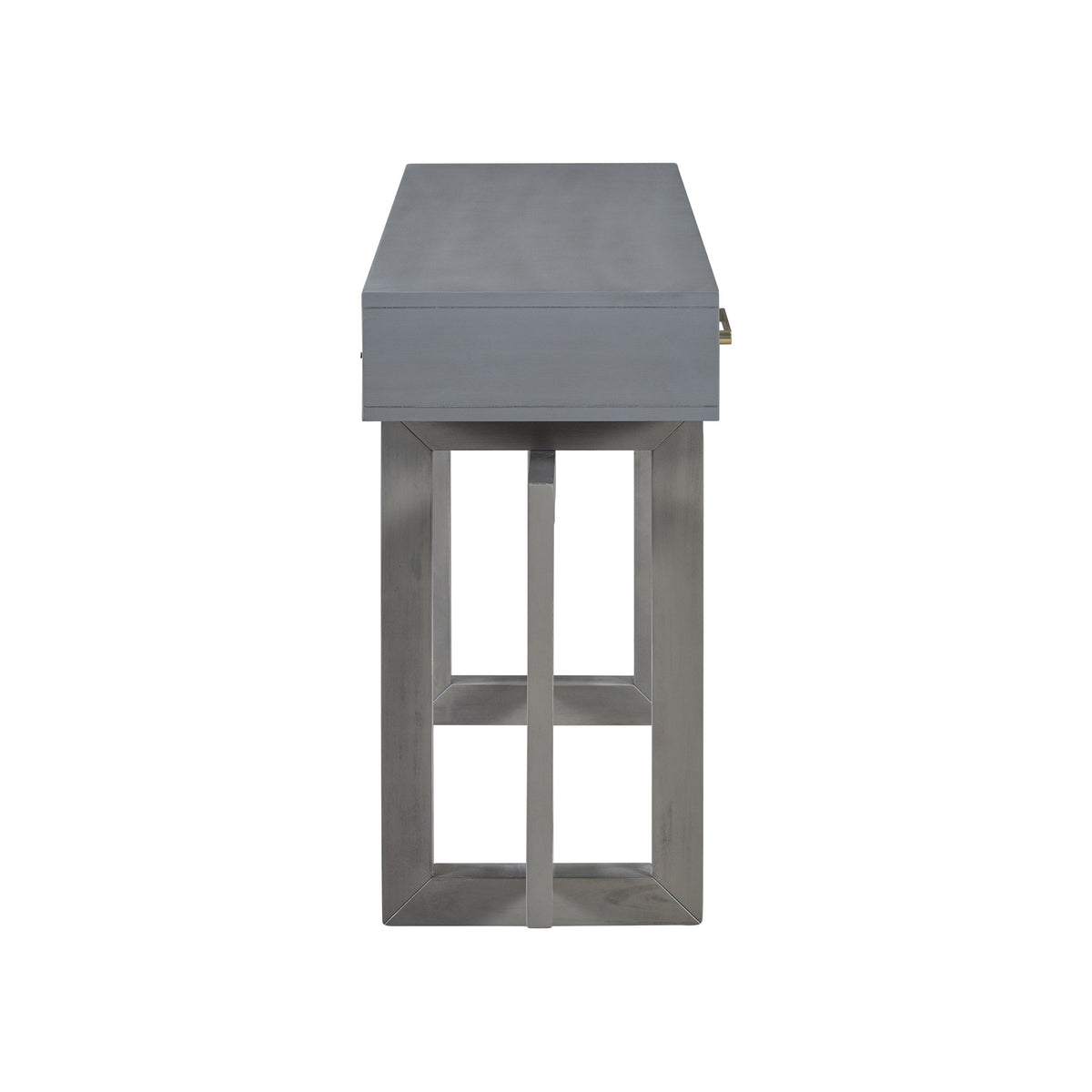 Elegante mesa consola con tres cajones, mesa de entrada extra larga para recibidor, pasillo, sala de estar, vestíbulo, corredor
