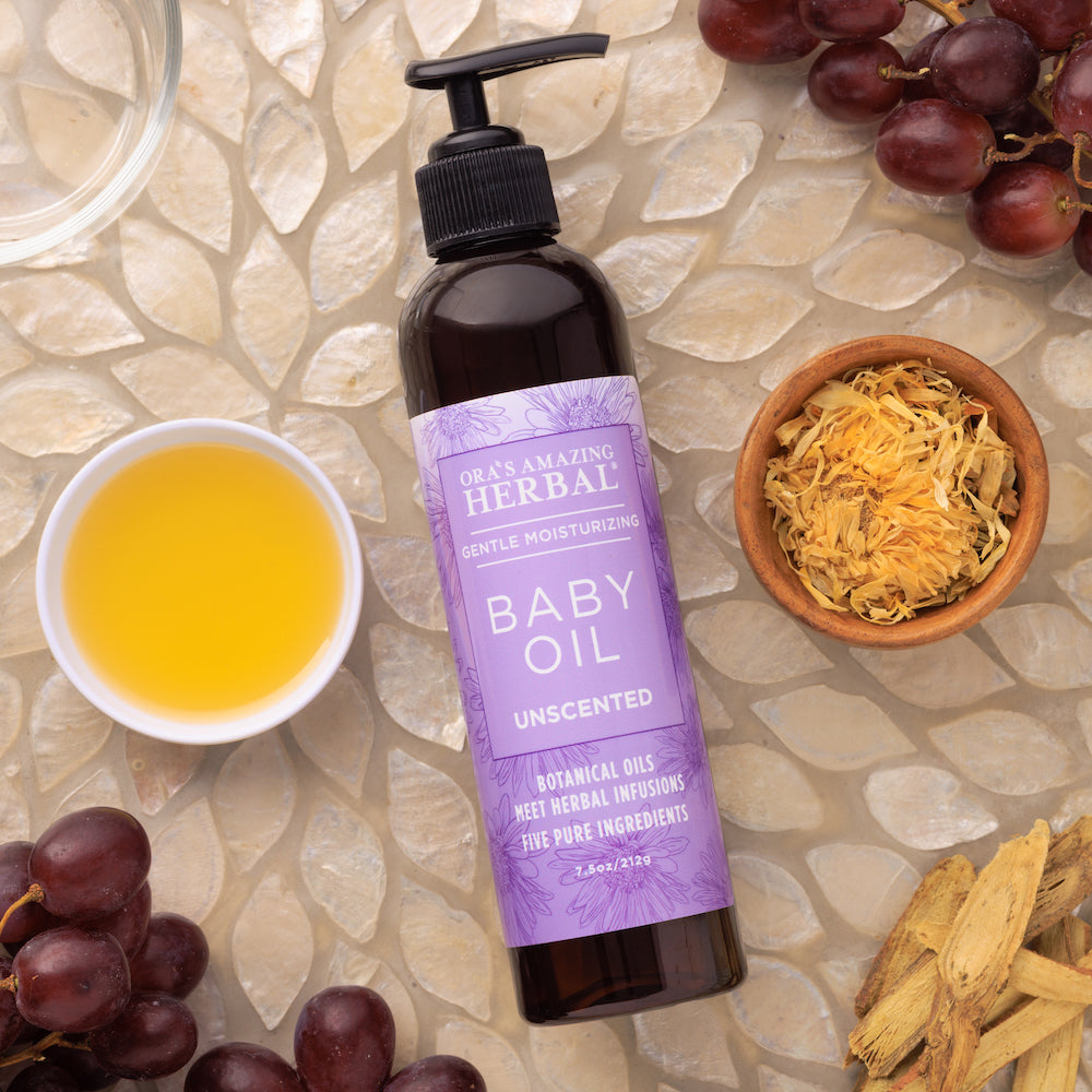 Baby Oil With Calendula and Licorice