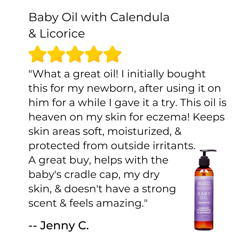 Baby Oil With Calendula and Licorice