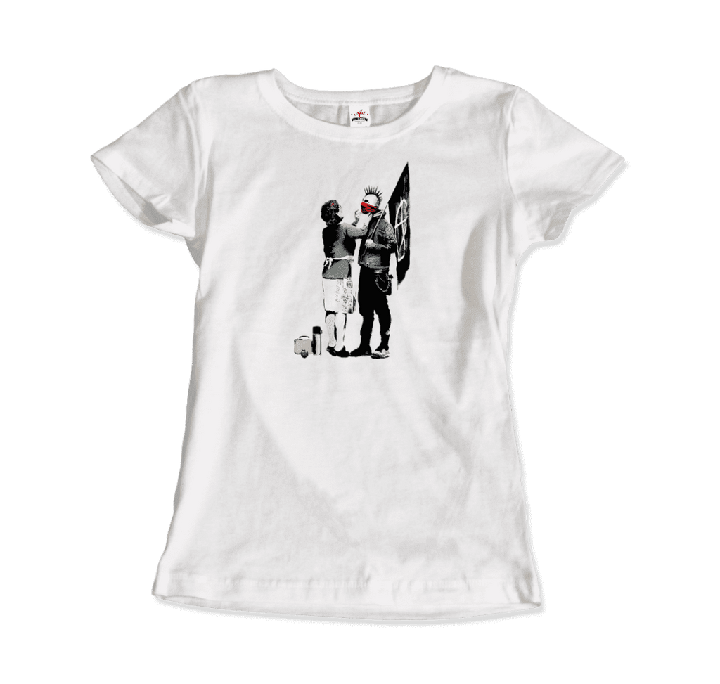 T-shirt med Banksys konstverk Anarchist Punk and His Mother