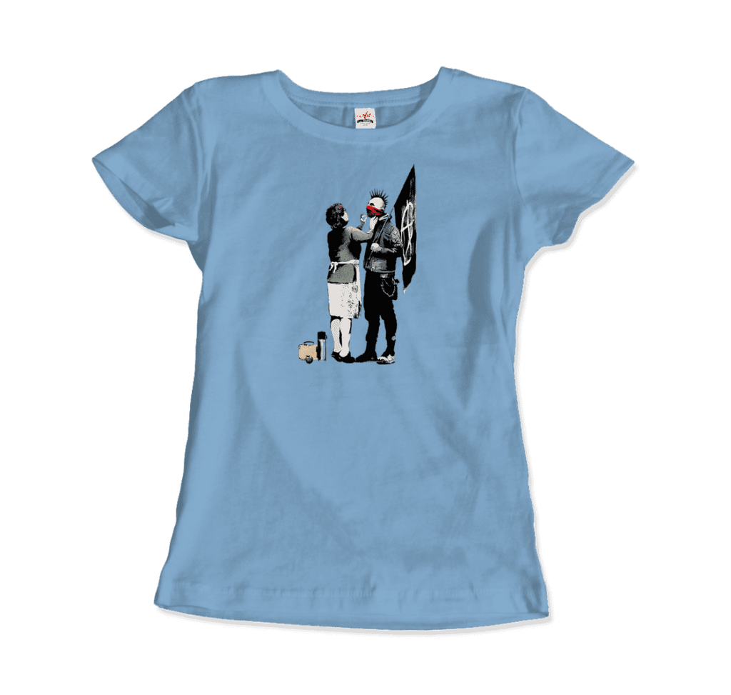 T-shirt med Banksys konstverk Anarchist Punk and His Mother