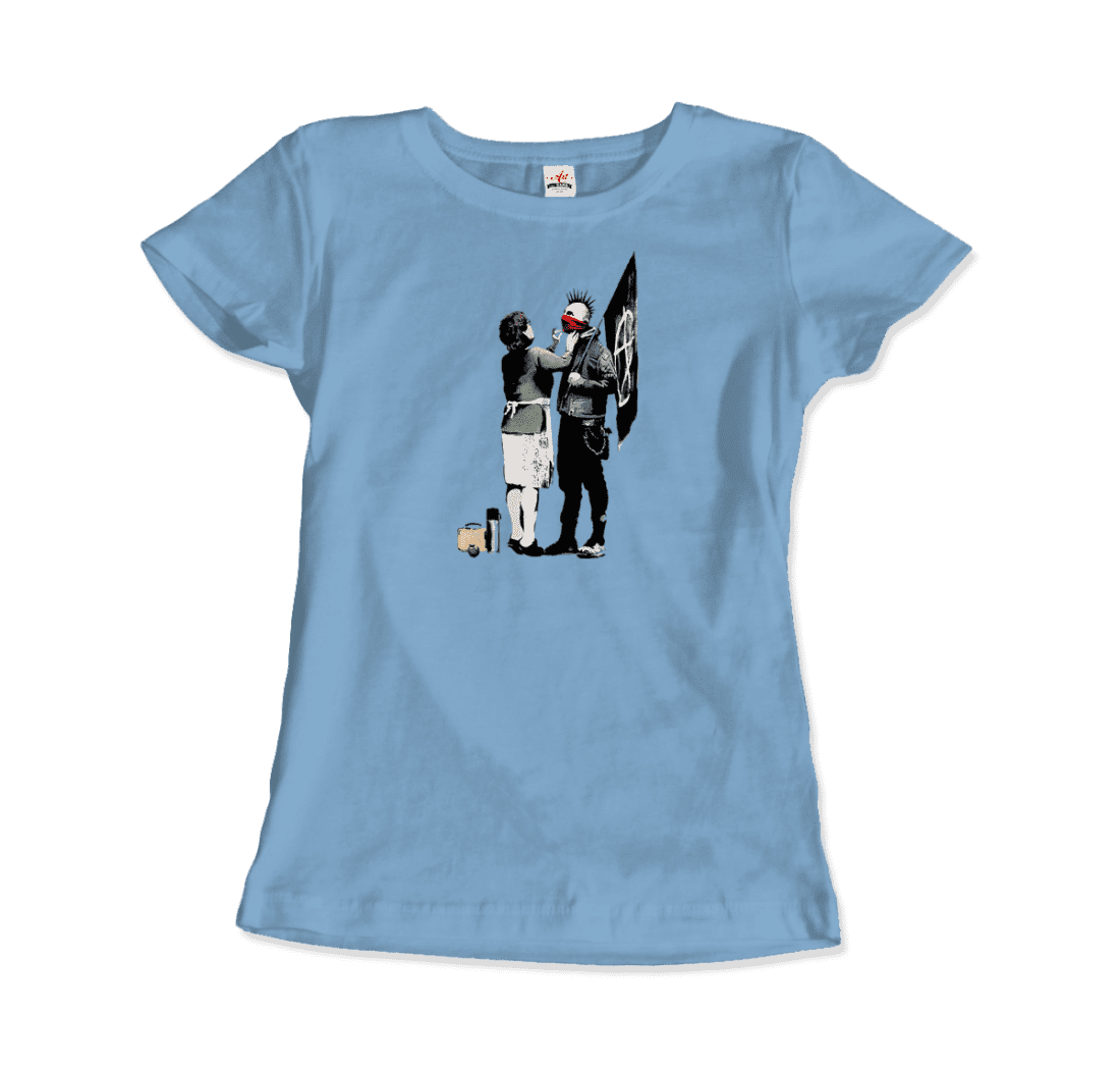 T-shirt med Banksys konstverk Anarchist Punk and His Mother