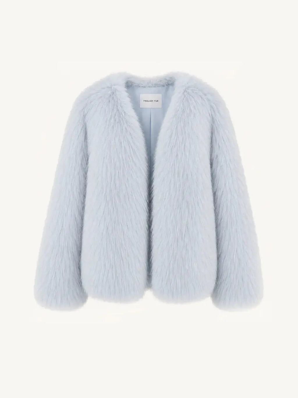 Fireladyfur Women's Finland Saga Fox Fur Fashion Cardigan“Black Sugar”
