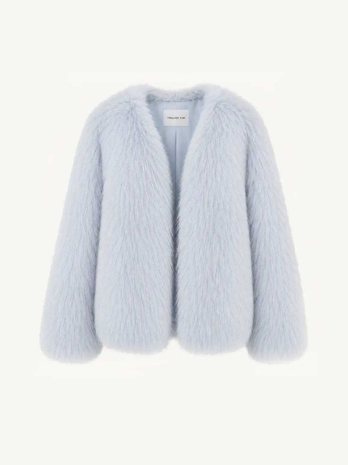 Fireladyfur Women's Finland Saga Fox Fur Fashion Cardigan“Black Sugar”