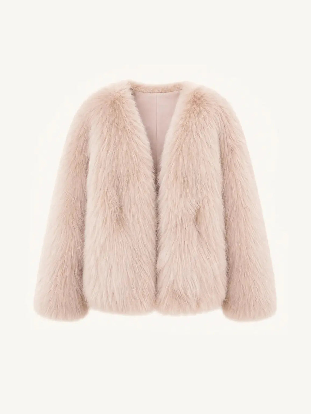 Fireladyfur Women's Finland Saga Fox Fur Fashion Cardigan“Black Sugar”