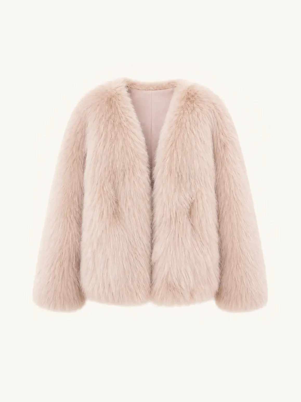 Fireladyfur Women's Finland Saga Fox Fur Fashion Cardigan“Black Sugar”