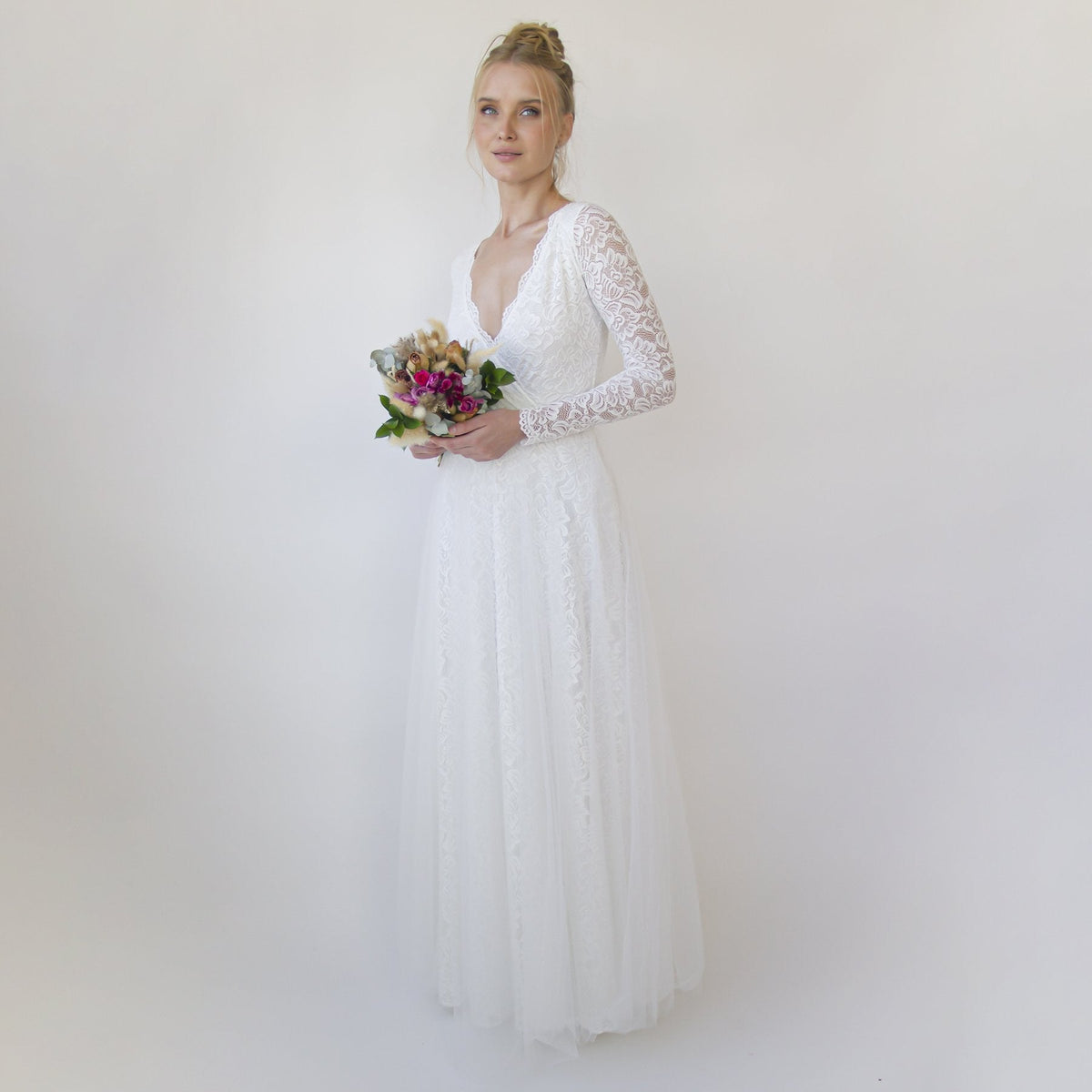 Sheer Illusion Tulle Skirt #1315